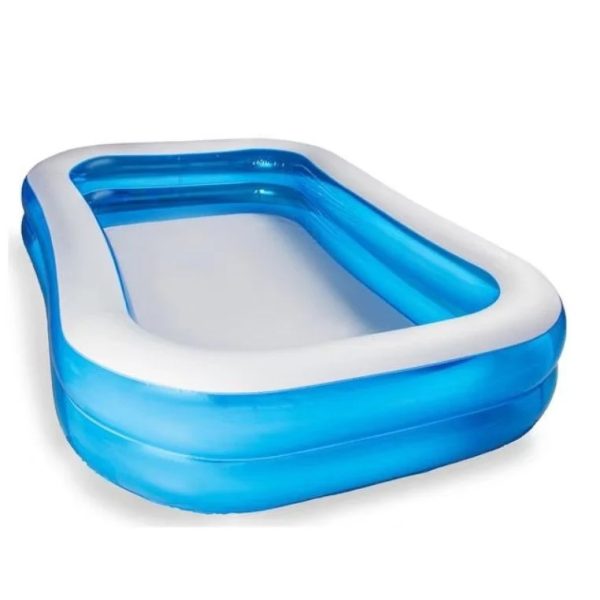 Piscina gonflabila, 262x175x51 cm, 2 inele, Family Pool XL